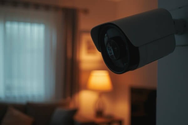 indoor wireless security camera monitoring home activity