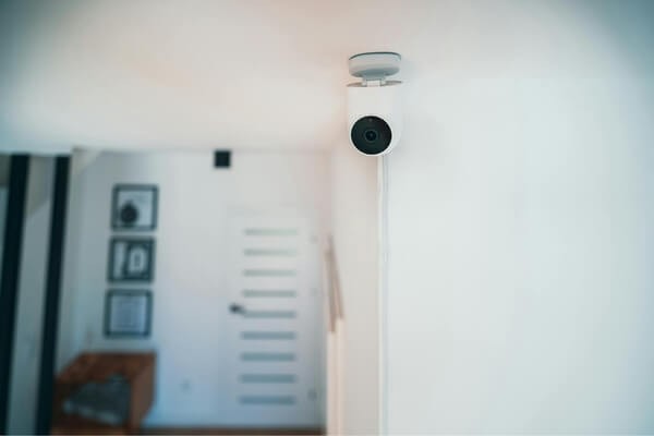 6MP security camera installed in a home or small business for general surveillance.