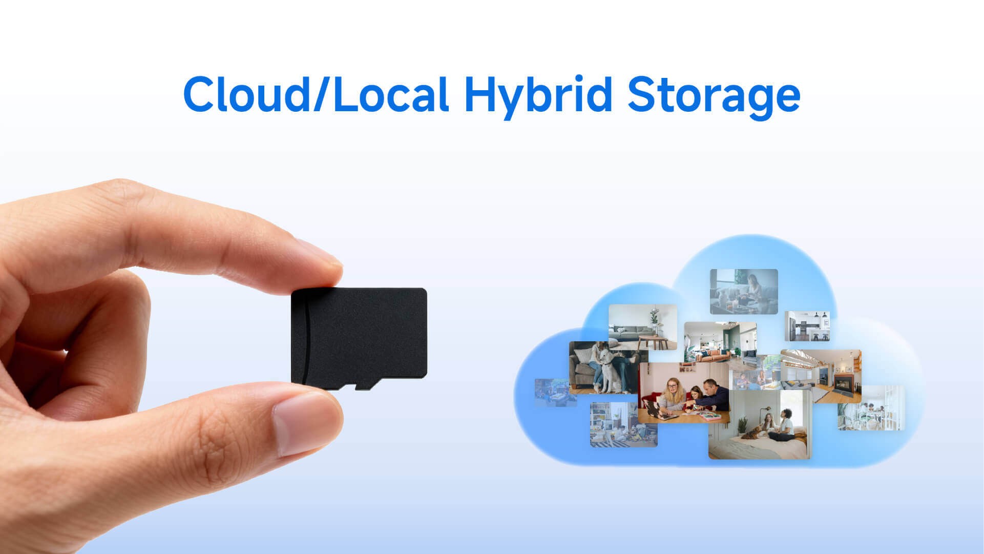 Comparison of local SD card storage vs. cloud storage for security cameras.