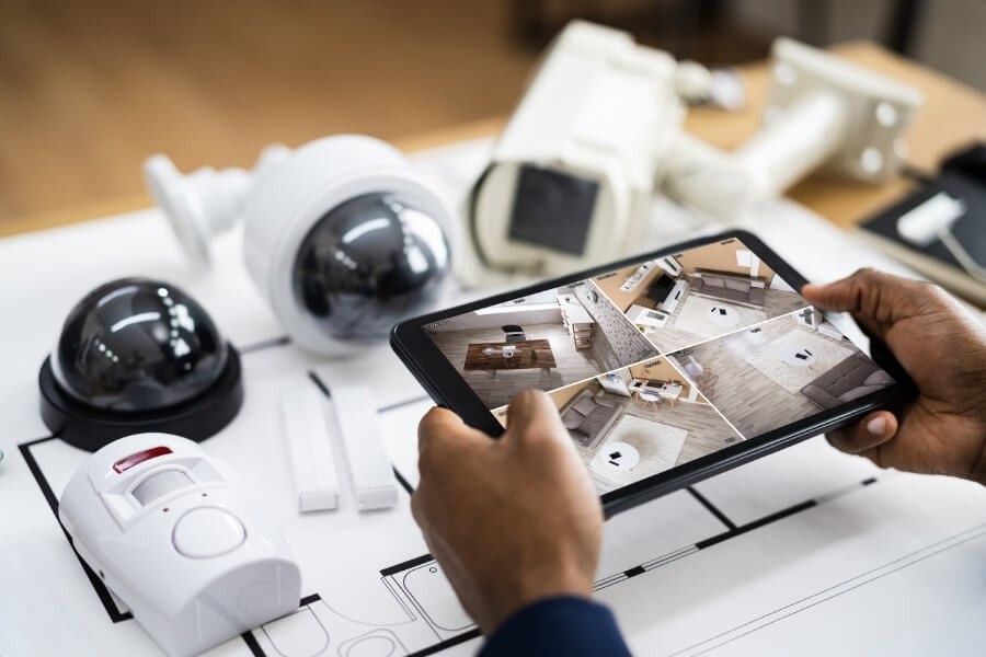 setting up cloud storage on an indoor wireless security camera app