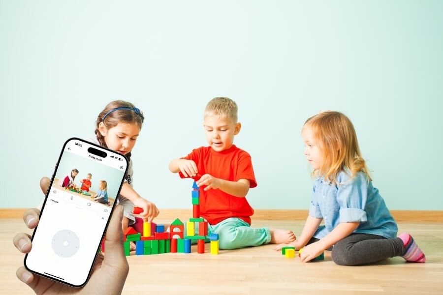 Wireless Wi-Fi IP camera for home indoor monitoring