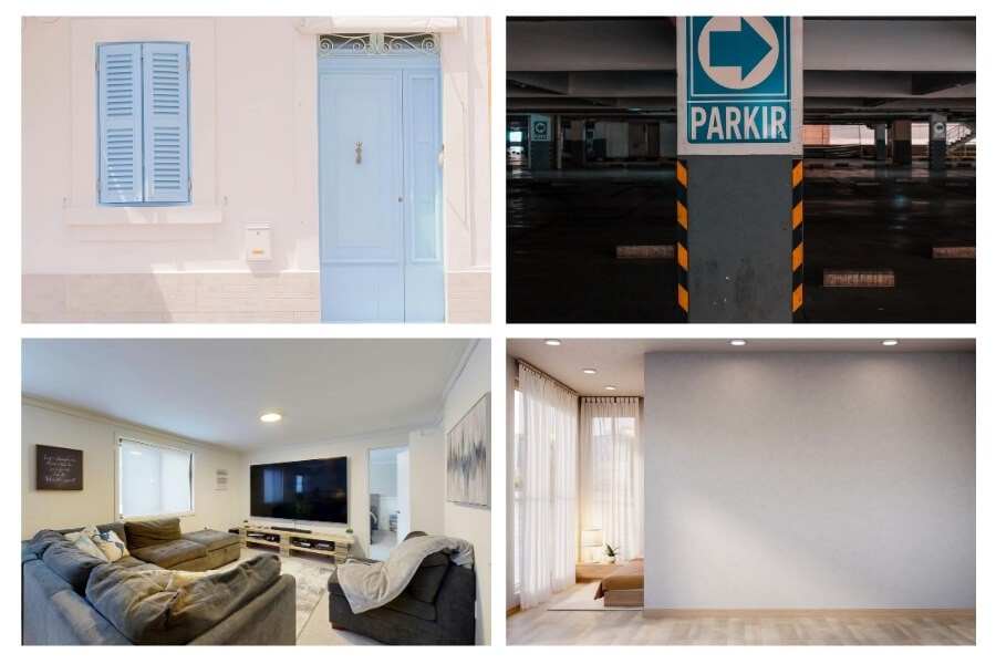 Recommended wireless NVR camera locations for indoor and outdoor home security