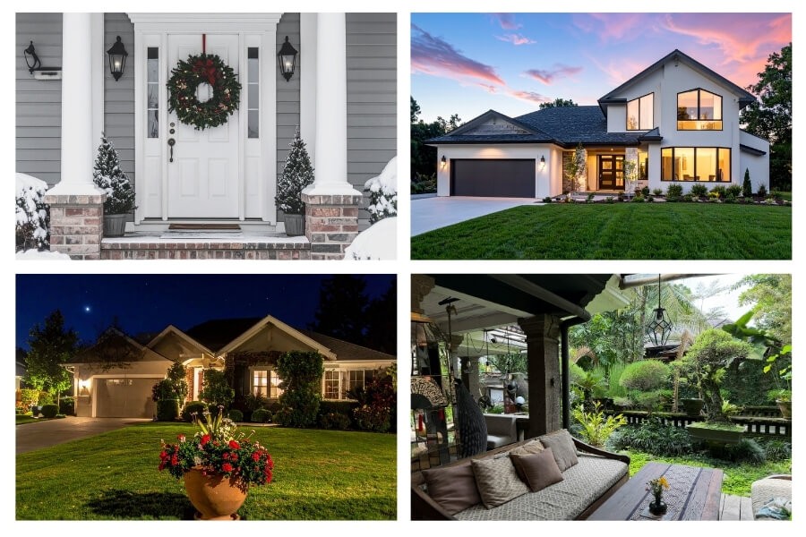 best places to install night vision security cameras around a house  